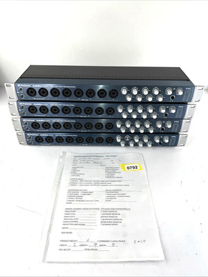 LOT 4x PreSonus AudioBox 1818VSL USB Audio Interfaces Tested w/Adapters TESTED
