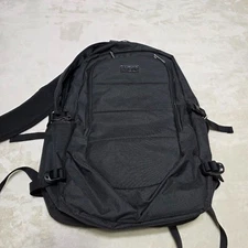 Ambor Backpack Anti Theft Lock Headphone/Battery Jack Black Zipper Pockets Cords