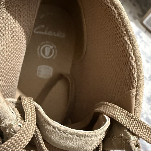 Zapatos Clarks Torhill Altos Con Cordones Beige Gamuza Talla 5 EU38 Muy Buen Estado - Imagen 3 de 10