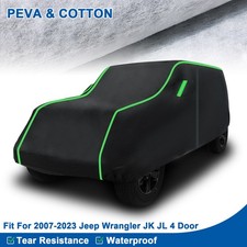 Car Cover Waterproof Outdoor 6 Layer W Cotton For Jeep Wrangler Jk 4 Door Car Cover Waterproof Outdoor 6 Layer W Cotton For Jeep Wrangler Jk 4 Door