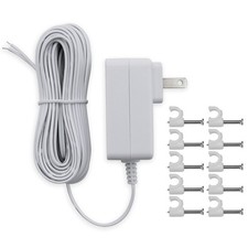 Kratos Power 24 Volt Transformer C-Wire Adapter Adapter Clips White