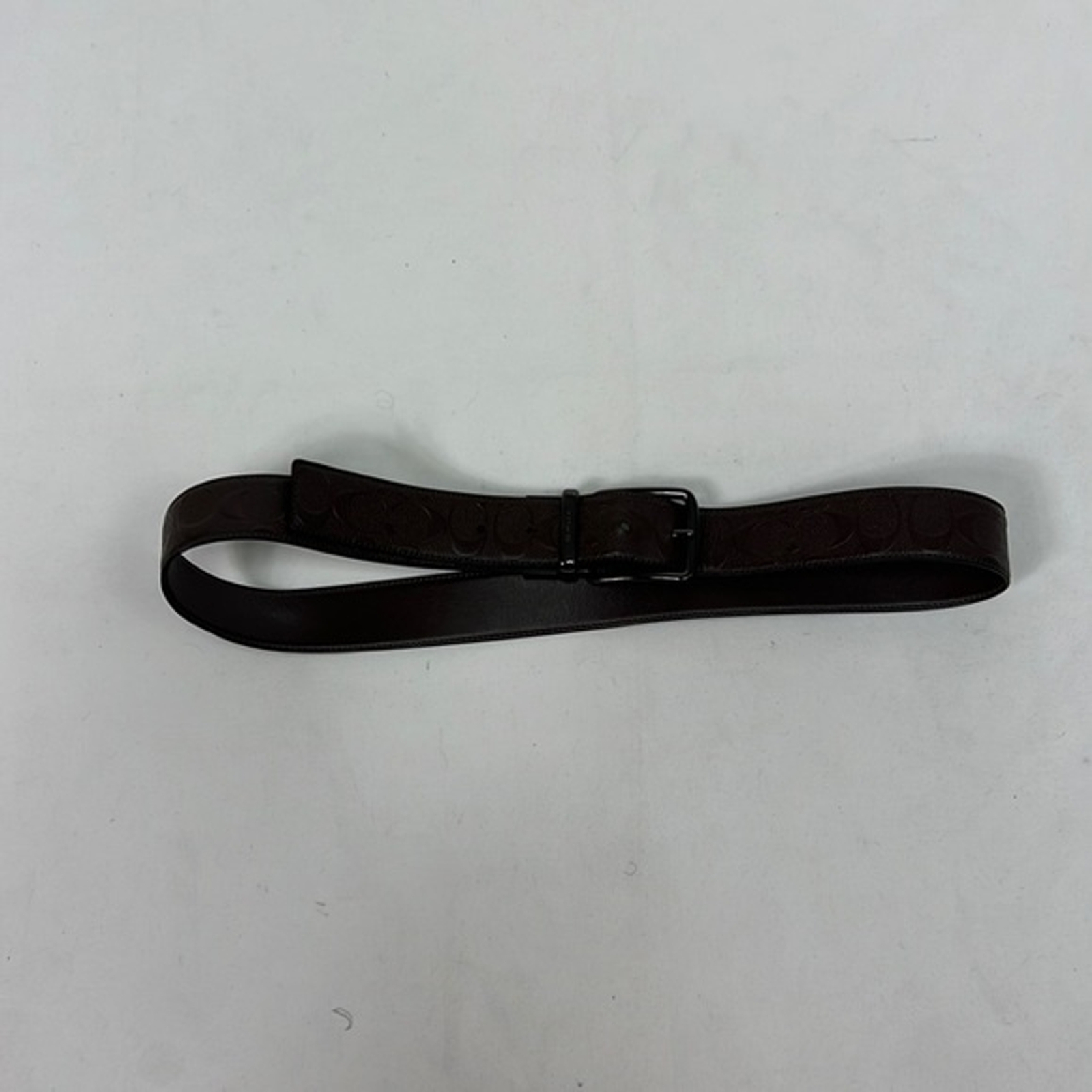 Coach Men's Leather Belt with Design Harness Buckle S… Gem