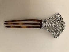 Antique Rhinestone Hair Comb Art Deco VERY PRETTY Gorgeous old look   