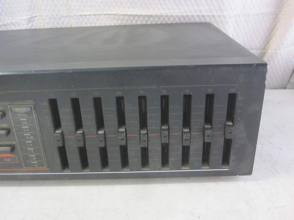 Ecualizador gráfico estéreo de 9 bandas Sherwood EQ460B de colección - Funciona muy bien Foto 4 de 4