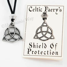 TRIQUETRA Necklace Pendant Charmed Talisman Trinity Knot Irish amulet
