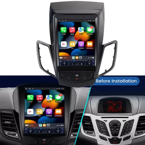 UPGRADE 9.7" For Ford Fiesta 2009-2016 CarPlay Android 13 Car Stereo Radio GPS - Picture 3 of 18