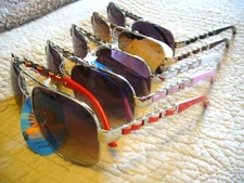 Sunglasses Ladies Women's Oversized Lace Design Aviator Sunglasses 32424 SALE