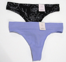 Auden Women's Variety Thong 2 Pack Size Small 4-6