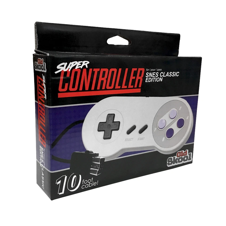 OLD SKOOL CONTROLLER FOR SNES CLASSIC EDITION MINI SYSTEM - Image 3 of 4