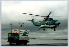 Helicopter Postcard KLM Royal Dutch Airlines Airways Sikorsky S-61N FN23