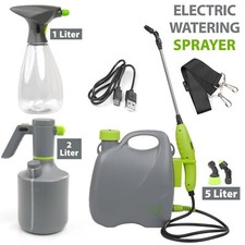 1L/2L/5L Electric Garden Sprayer Plant Mister USB Rechargeable Spray Bottle UK