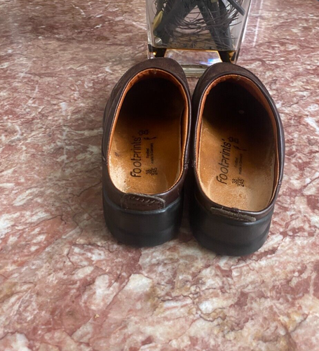 Footprints By Birkenstock Women Brown Suede Leather Mules 38 /US 7.5-8 EUC, $165 - Picture 8 of 9