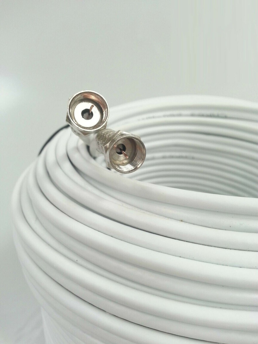 15 M Bianco Cielo Satellitare HD + Cavo Di Prolunga Piombo Fucile - Foto 5