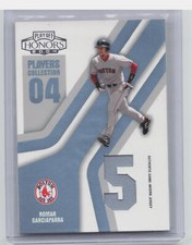 2004 Honors #PC-64 Nomar Garciaparra Players Collection Jersey Platinum Number