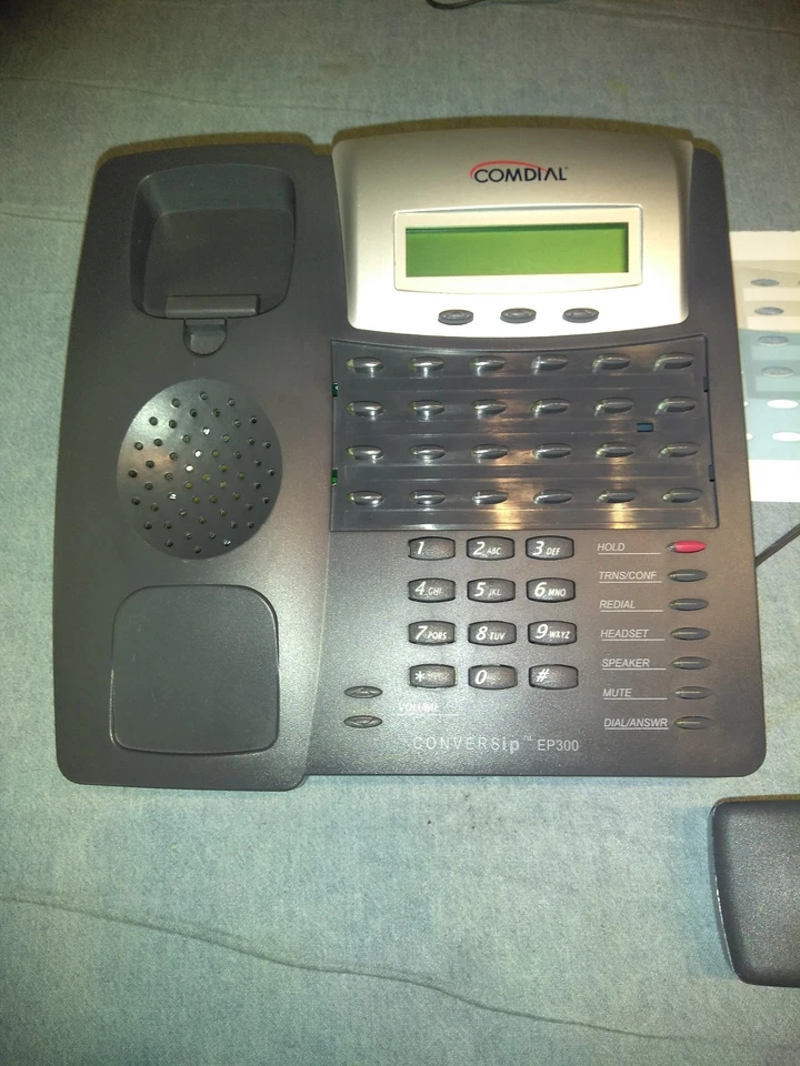 Comdial CONVERSip EP300G-24 24 Button SIP Voip Display Speaker Set ref defaulted - Image 3 of 4