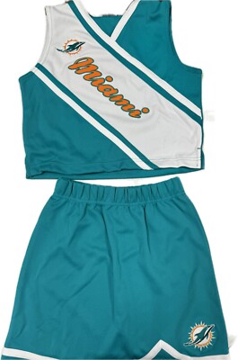 Miami Dolphins Embroidered Cheerleader Cheer Uniform w Tags Pick Size Brand  New