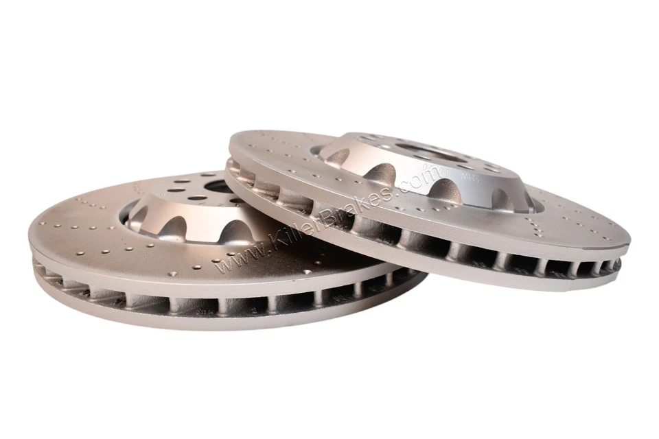 PAIR (2pcs) Vw Golf 7 GTi Clubsport Front Brake Discs 5Q0615301C NEW GENUINE VW - Image 2 of 4