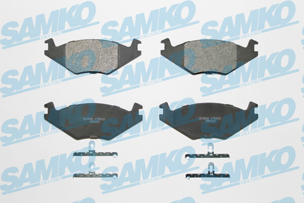SAMKO 5SP223 Brake Pad Set, disc brake for SEAT,VW