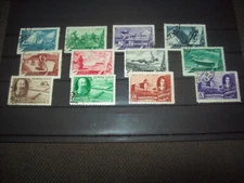 USSR SOVIET UNION 1949 SPORT Sc# 1376-83;  1384-85; 1386-87 STAMPS SETS USED