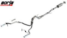 Borla S-type Cat-back Exhaust W 4 Chrome Tips For 21-25 Ford F-150 2.7l3.5l
