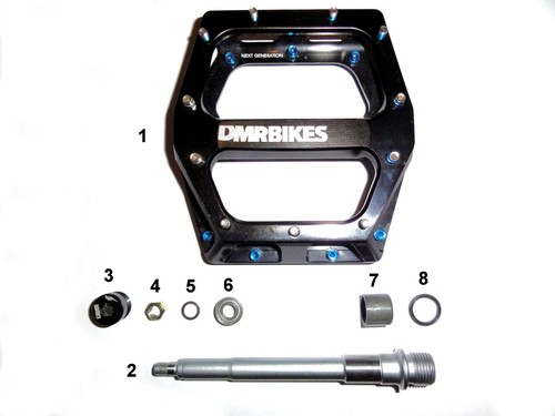 replace bearings in bicycle pedals