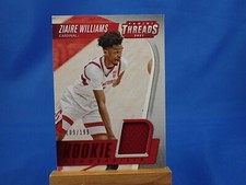Ziare Williams Chronicles Threads Draft Picks 2021 RC Rookie Memorabilia /199