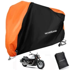 NEVERLAND Motorcycle Cover Waterproof Dust Sun For Kawasaki Vulcan 900 Custom