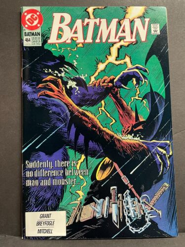 Batman #464  NM-  1991 High Grade DC Comic  UNREAD - Picture 1 of 2