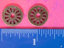 25 Gears Round Bronze Steampunk Watch Parts Gothic Pendant Connector Charms