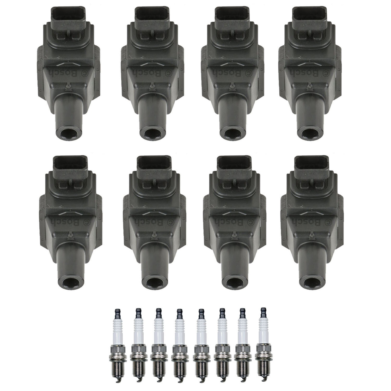 Bosch 8 Ignition Coil Denso 8 Platinum TT Spark Plug Kit For XJR W140 R129 V8