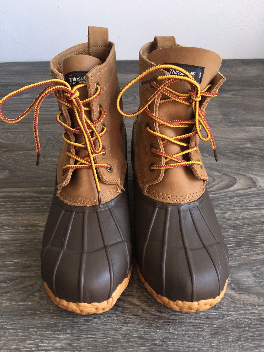 Gander Mountain Duck Boots Leather Brown Rain Waterproof  display picture 1