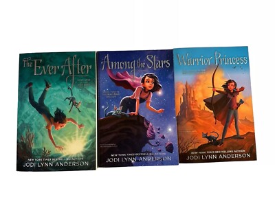 The May Bird Trilogy: The Ever After/Among the Stars/Warrior Princess PB lot