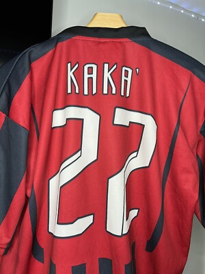AC Milan KAKA 22 ユニフォーム シャツ AC MILAN HOME FOOTBALL SHIRT #22 KAKA ADIDAS JERSEY SIZE XL | eBay