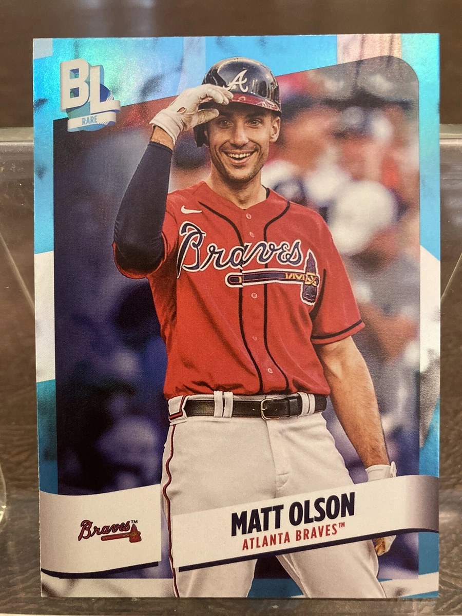 2024 Topps Big League Matt Olson Rare Blue Foil #254 Braves | eBay