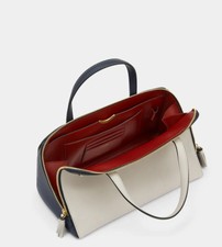 Anya Hindmarch Wedge Crossbody Tote Bag Steam Grey & Blue Rrp £1195 New Sold Out