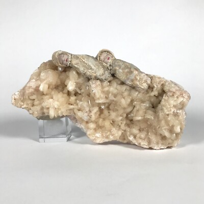 Unique Crystal Cloud Sleeping Babies Found Object Sculpture Signed Paterson ?