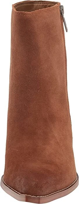 Sam Edelman Jane Frontier Brown Leather Pointed Toe Block Heel Western Bootie Review