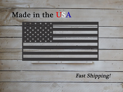 American Flag, 4 Sizes, Metal Flag, Indoor/Outdoor Old Glory, Patriotic- S1263