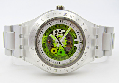 SWATCH IRONY DIAPHANE AUTOMATIC CITRIME - NEUWARE