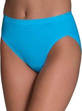 Fruit of the Loom Women's Tag Free Assorted Cotton Hi Cut Panties, Multi-Pack