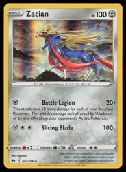 Zacian 094/159 Holo Rare Crown Zenith