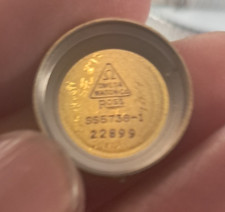 Vintage 1950's 14k Omega Ladymatic self-winding faceted crystal watch Pristine! 3