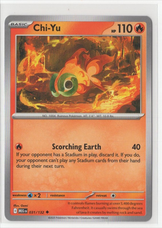 Pokemon Mega Evolution - 031/132 Chi-Yu