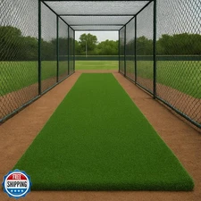 Ottomanson Artificial Turf Golf Hitting Mat 3' x 15' Indoor/Outdo