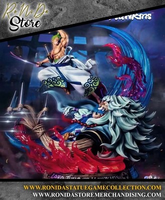 One Piece Jimei Palace Zoro vs. Hawkins Resin Statue 1:6