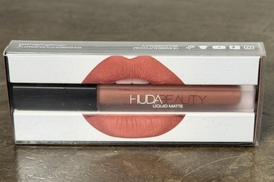 HUDA BEAUTY Liquid Matte Full Size Lipstick Bombshell 0.14 Fl Oz New In Box