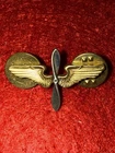 WWII WW2 Era Aviation Cadet Wings Propeller Collar Insignia Military Wing Pin