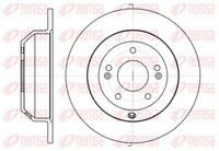 Remsa 2X Bremsscheiben Hinterachse Ø 302 Voll FüR Kia Sorento Ii Hyundai Santa