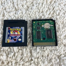 Pokemon Trading Card Game TCG (Nintendo GameBoy Color, 1998) GBC New Battery