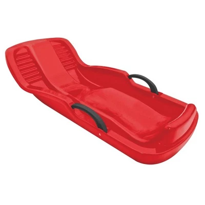 Flexible Flyer Winter Heat Snow Sled w/ Steering and Brakes for Kids and Adults